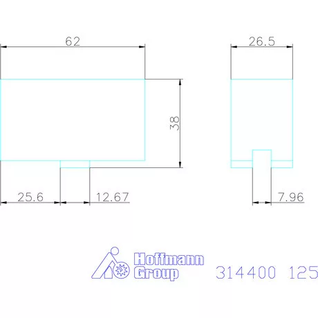 Röhm Rátétpofa készlet, 3 darabos, lágy 125 mm