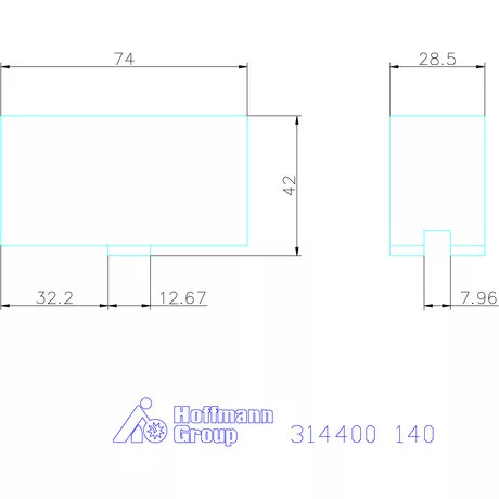 Röhm Rátétpofa készlet, 3 darabos, lágy 140 mm