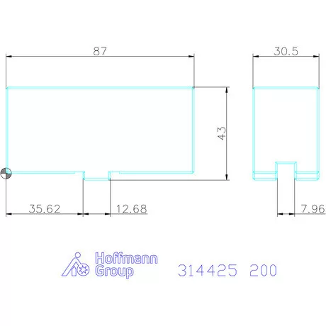 Holex Rátétpofa készlet, 3 darabos, lágy 200 mm