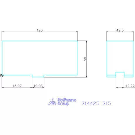Holex Rátétpofa készlet, 3 darabos, lágy 315 mm