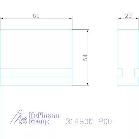 Röhm Alappofa készlet, 3 darabos, lágy 200 mm
