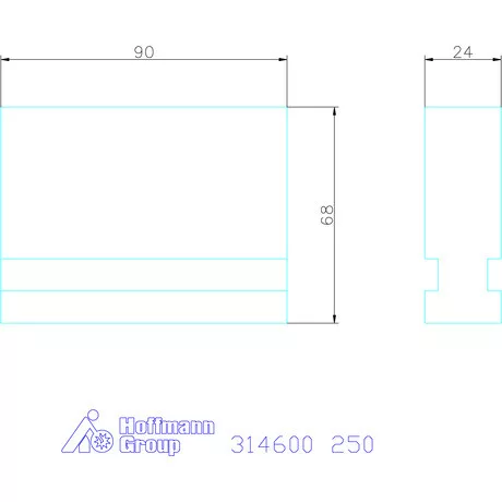 Röhm Alappofa készlet, 3 darabos, lágy 250 mm