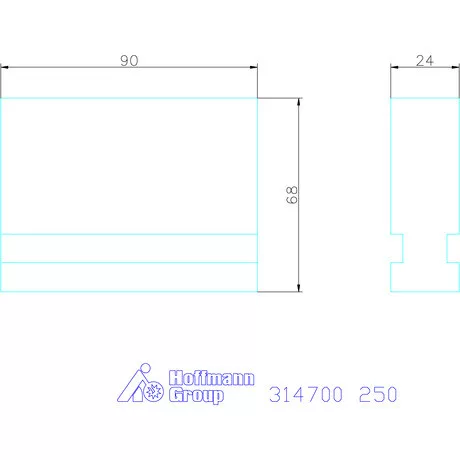 Röhm Alappofa készlet, 4 darabos, lágy 250 mm