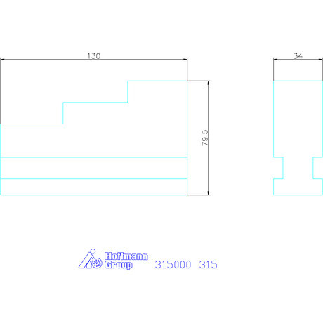 Röhm Fúrópofa készlet, 3 darabos, kemény 315