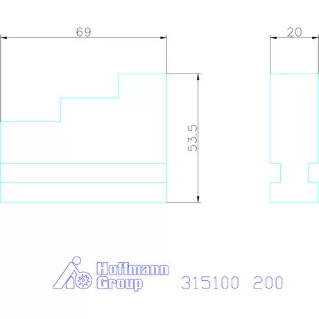Röhm Fúrópofa készlet, 4 darabos, kemény 200