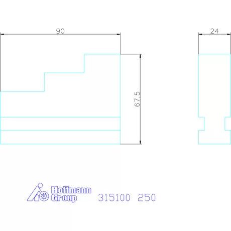 Röhm Fúrópofa készlet, 4 darabos, kemény 250