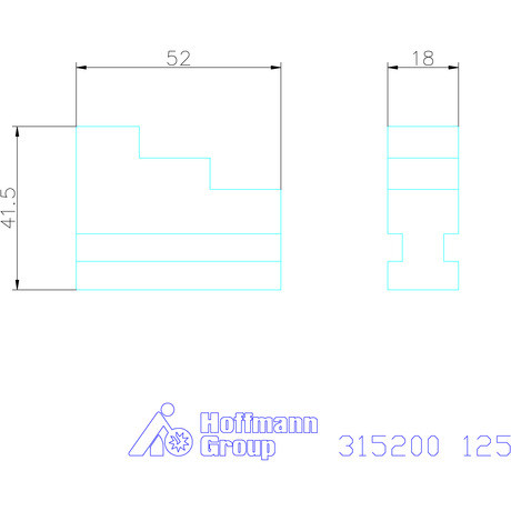 Röhm Esztergapofa készlet, 3 darabos, kemény 125