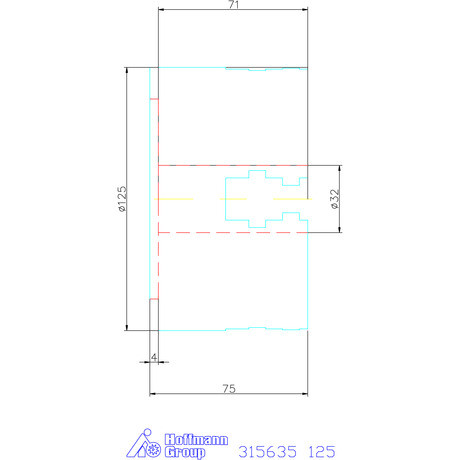 Bison Bail Kombinált állítású négypofás esztergatokmány hengeres befogó 125 mm