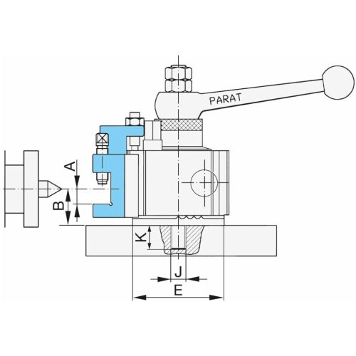 Parat Cserélhető késtartó betét WD Univerzális 2/25