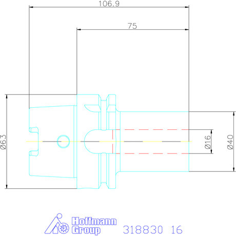 Swisstools Furatkés tartó 16 mm