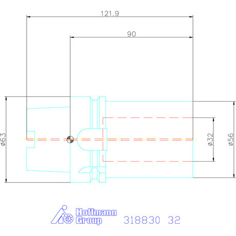Swisstools Furatkés tartó 32 mm