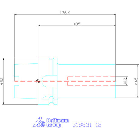 Garant Furatkés tartó hasított 12 mm