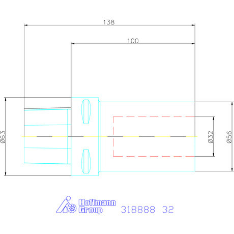 Swisstools Furatkés tartó 32 mm