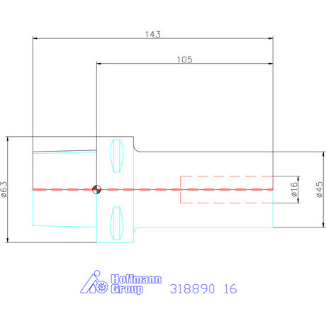 Garant Furatkés tartó hasított 16 mm