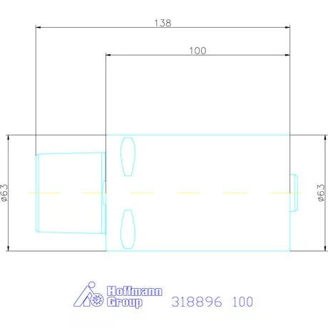 Swisstools Hosszabbító PSC-63 / PSC-63 100 mm