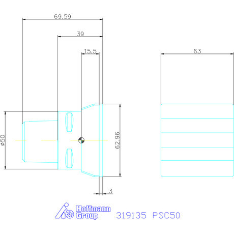 Garant Alaptartó, moduláris PSC50
