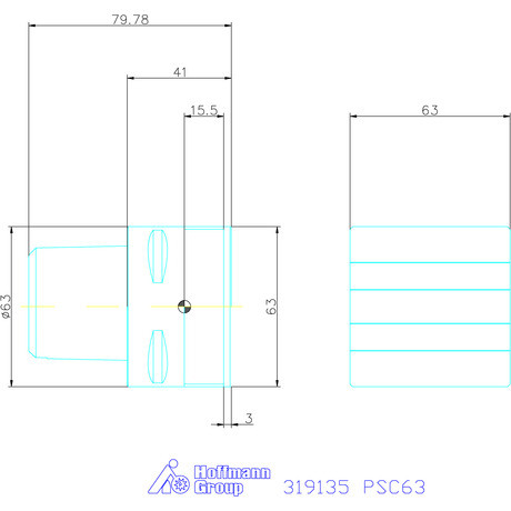 Garant Alaptartó, moduláris PSC63