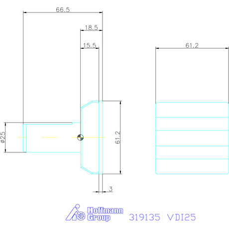 Garant Alaptartó, moduláris VDI25