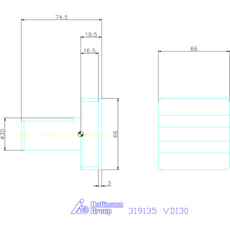 Garant Alaptartó, moduláris VDI30