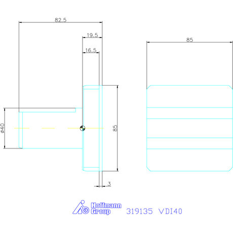 Garant Alaptartó, moduláris VDI40