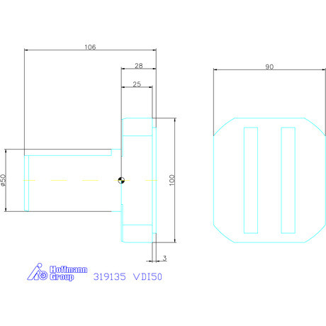 Garant Alaptartó, moduláris VDI50