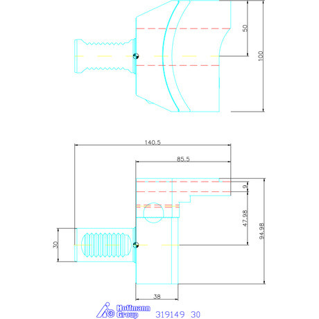 Ews VDI leszúró késtartó pengemagasság 32 30 mm