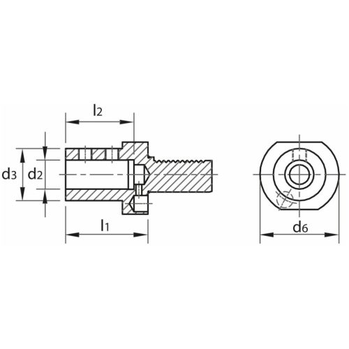 Holex Váltólapkás fúró befogó Form E1 25 mm