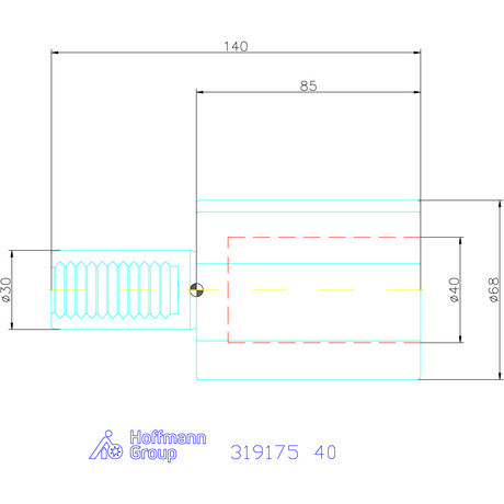 Holex Váltólapkás fúró befogó Form E1 40 mm