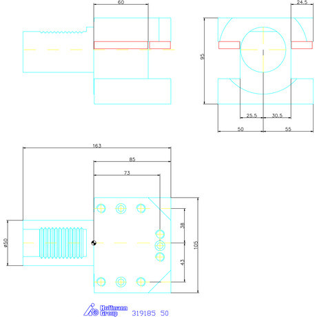 Holex VDI többszörös befogó 50 mm