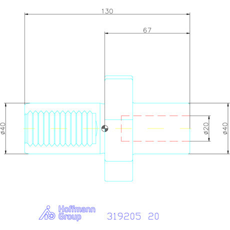 Holex Váltólapkás fúró befogó Form E1 20 mm