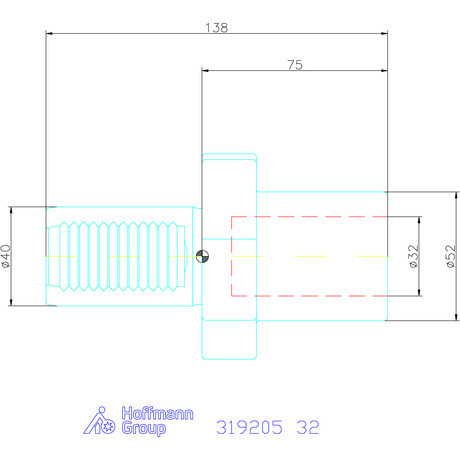 Holex Váltólapkás fúró befogó Form E1 32 mm