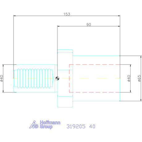 Holex Váltólapkás fúró befogó Form E1 40 mm