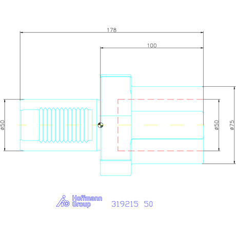 Holex Váltólapkás fúró befogó Form E1 50 mm