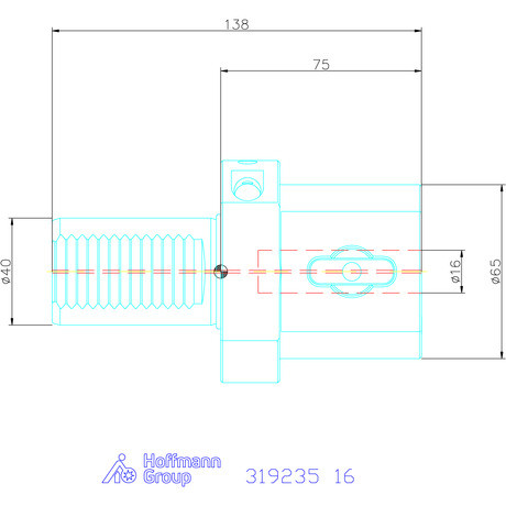 Garant Garant Master Eco furatkés tartó E2 alak 16 mm