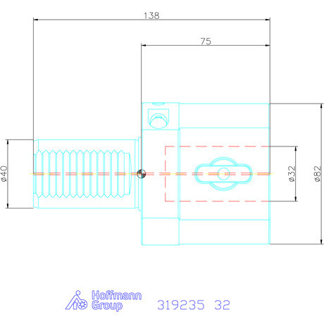 Garant Garant Master Eco furatkés tartó E2 alak 32 mm