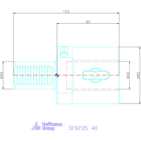 Garant Garant Master Eco furatkés tartó E2 alak 40 mm