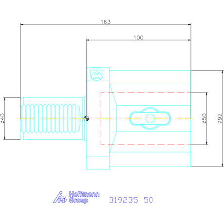 Garant Garant Master Eco furatkés tartó E2 alak 50 mm