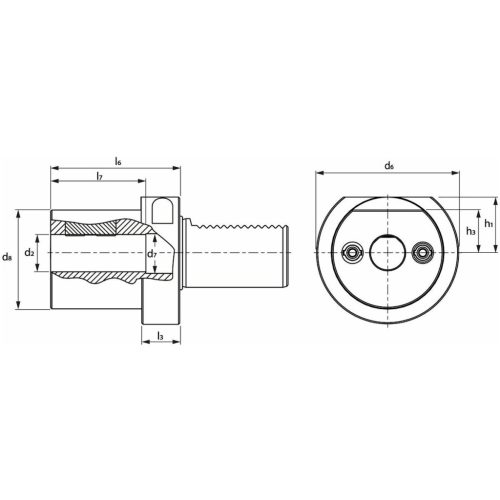 Garant Garant Master Eco furatkés tartó E2 alak 8 mm