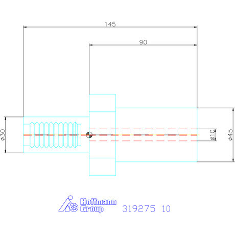 Garant Furatkés tartó, hasított Form E2 10 mm