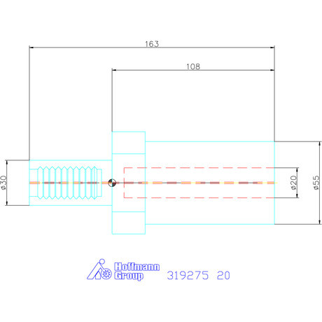Garant Furatkés tartó, hasított Form E2 20 mm