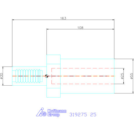 Garant Furatkés tartó, hasított Form E2 25 mm