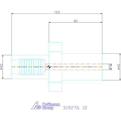 Garant Furatkés tartó, hasított Form E2 10 mm