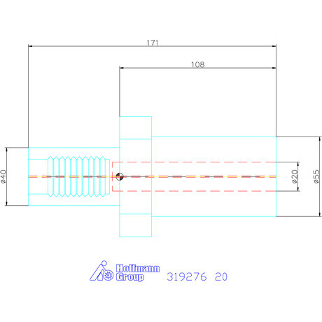 Garant Furatkés tartó, hasított Form E2 20 mm