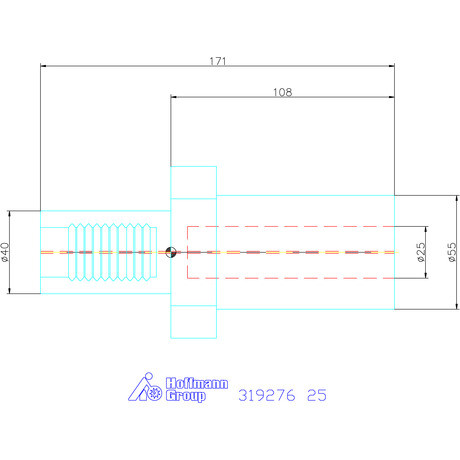 Garant Furatkés tartó, hasított Form E2 25 mm