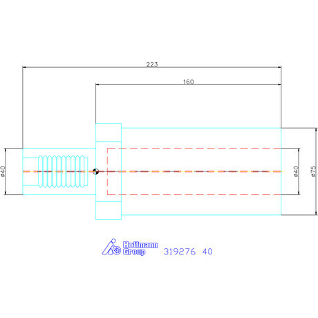 Garant Furatkés tartó, hasított Form E2 40 mm