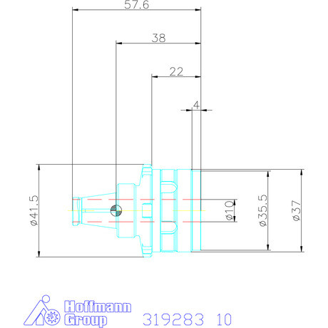 Garant Gyorscserés adapter ER16 10 mm