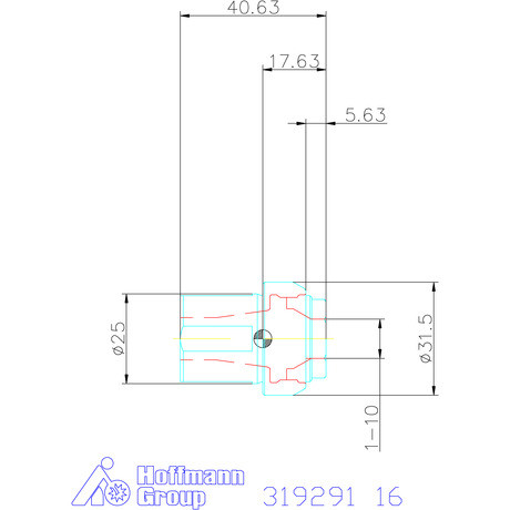 Garant Befogópersely, hengeres 16
