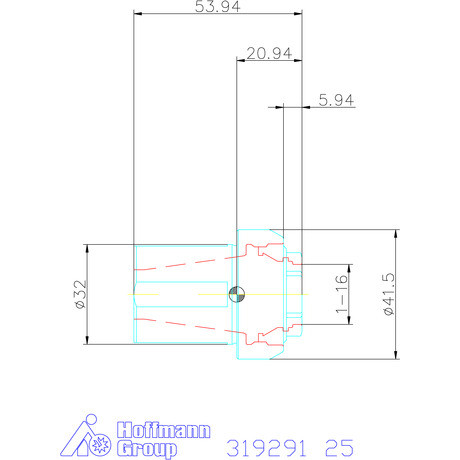 Garant Befogópersely, hengeres 25