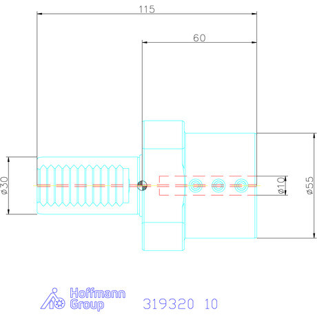 Holex Furatkés tartó Form E2 10 mm