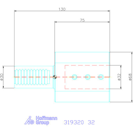Holex Furatkés tartó Form E2 32 mm
